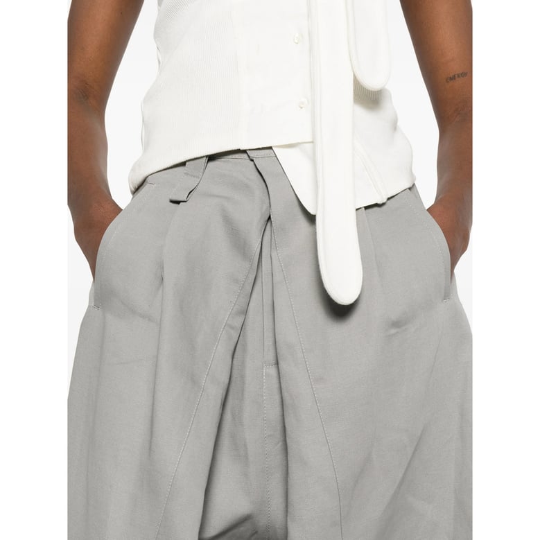 trousers in grey by Selfnex