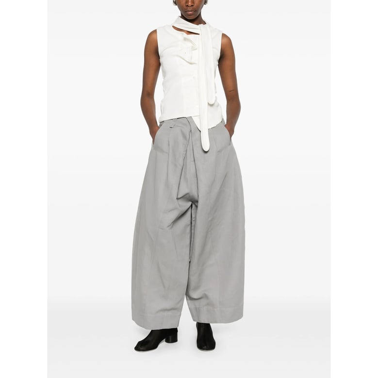 trousers in grey by Selfnex