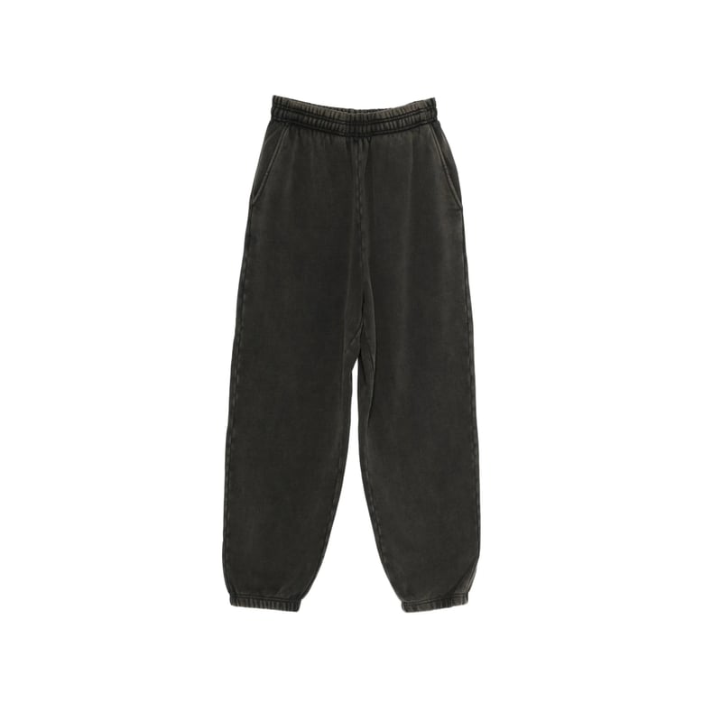 track pants black cotton by Selfnex