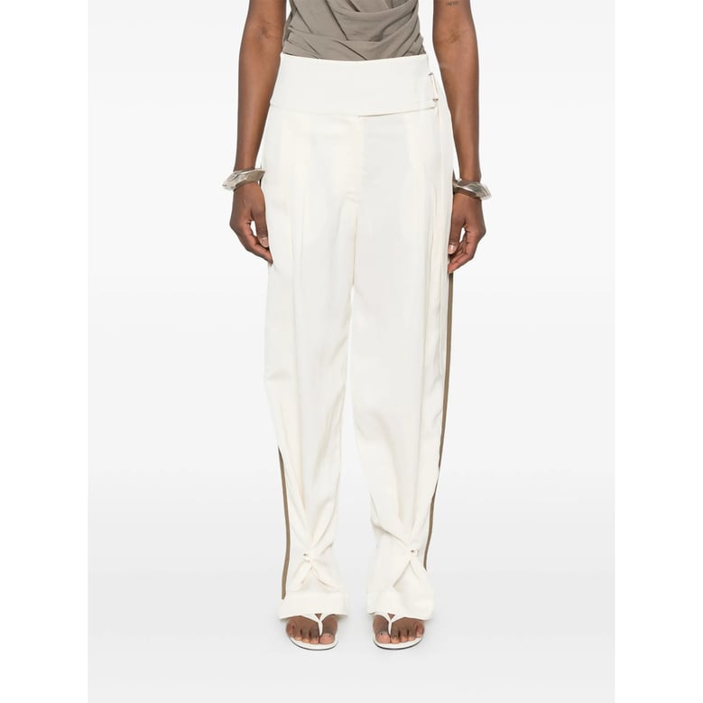 straight trousers neutrals by Selfnex