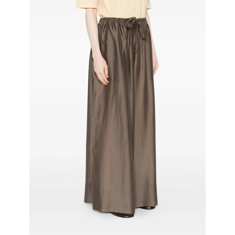 trousers wide-leg brown by Selfnex