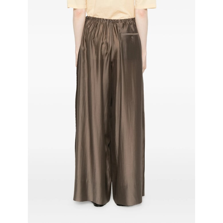 trousers wide-leg brown by Selfnex