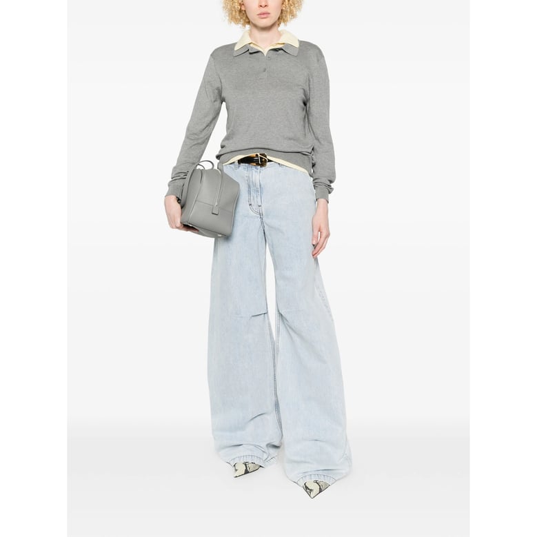 wide-leg jeans blue by Selfnex