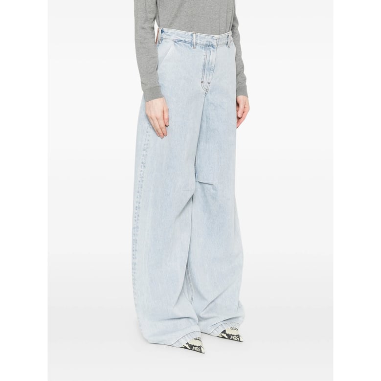 wide-leg jeans blue by Selfnex