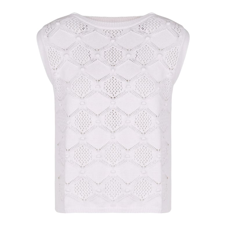 sweater white by Selfnex