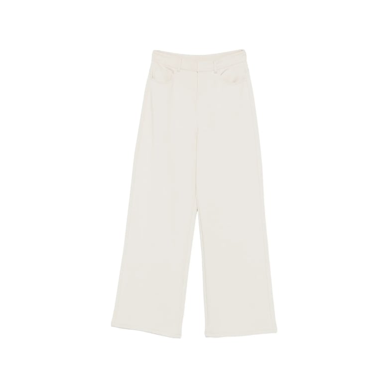 trousers in neutral cotton by Selfnex