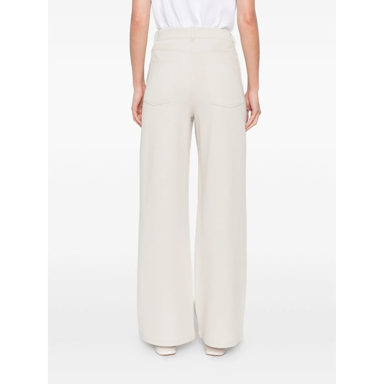 trousers in neutral cotton by Selfnex