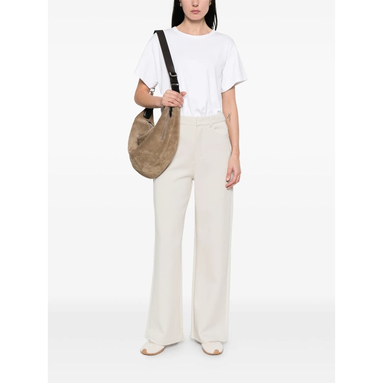 trousers in neutral cotton by Selfnex