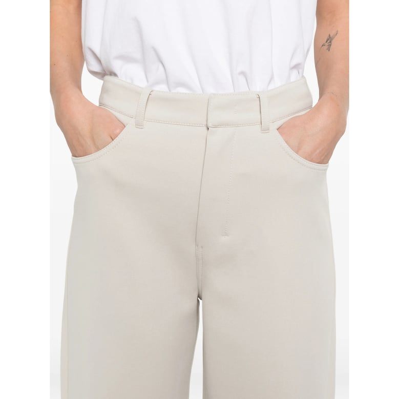 trousers in neutral cotton by Selfnex