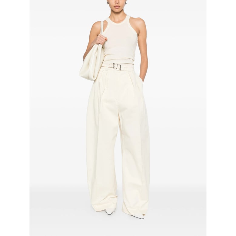 trousers cotton neutrals by Selfnex