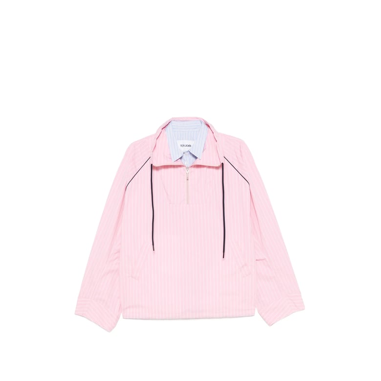 cotton sweater pink/white by Selfnex