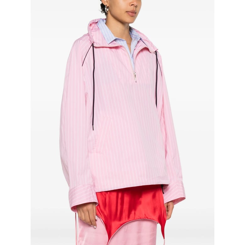 cotton sweater pink/white by Selfnex