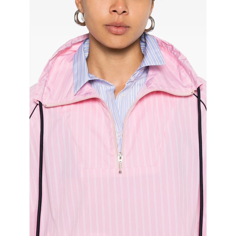 cotton sweater pink/white by Selfnex