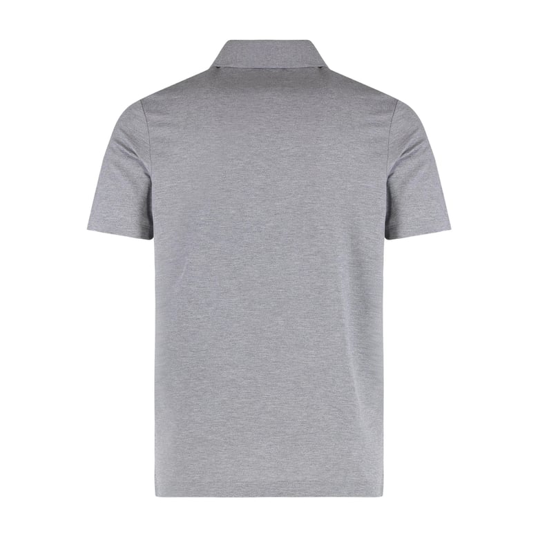 piqué short-sleeve sweater grey by Selfnex