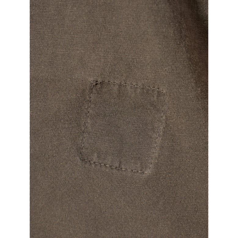 t-shirt mock neck brown by Selfnex