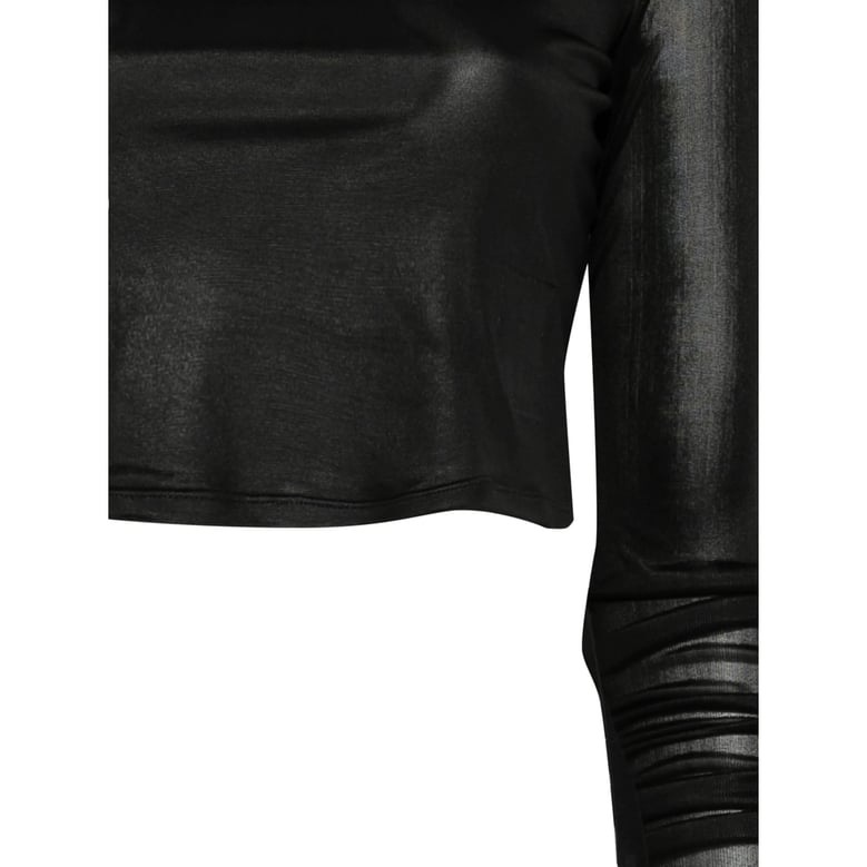 t-shirt one-shoulder black by Selfnex
