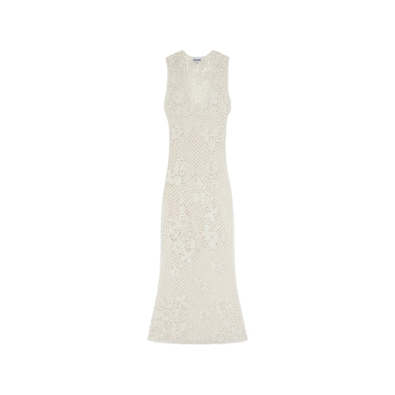 dress, cream crocheted by Selfnex