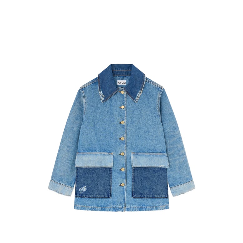 denim jacket, blue by Selfnex