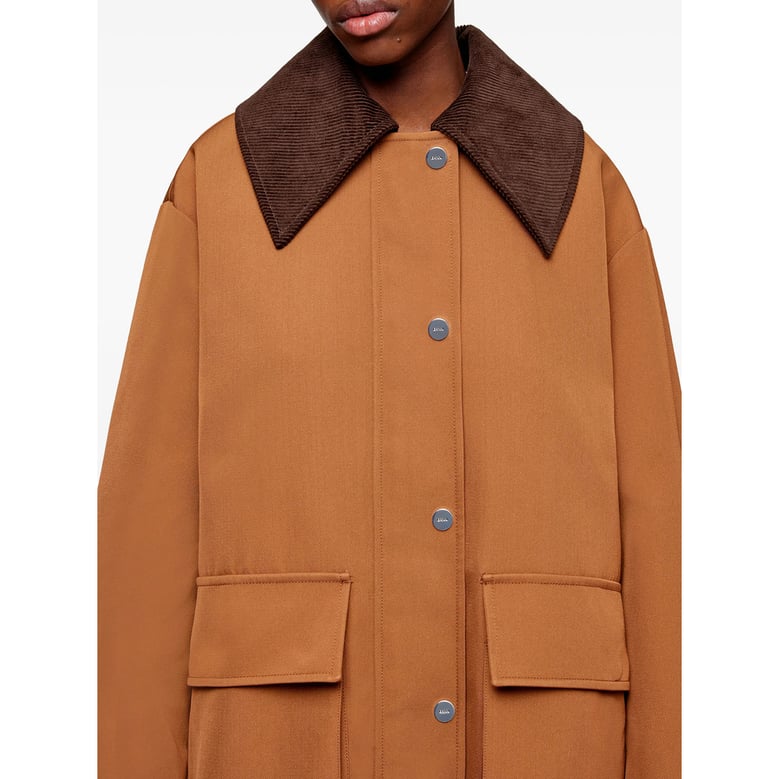 oversized jacket brown by Selfnex