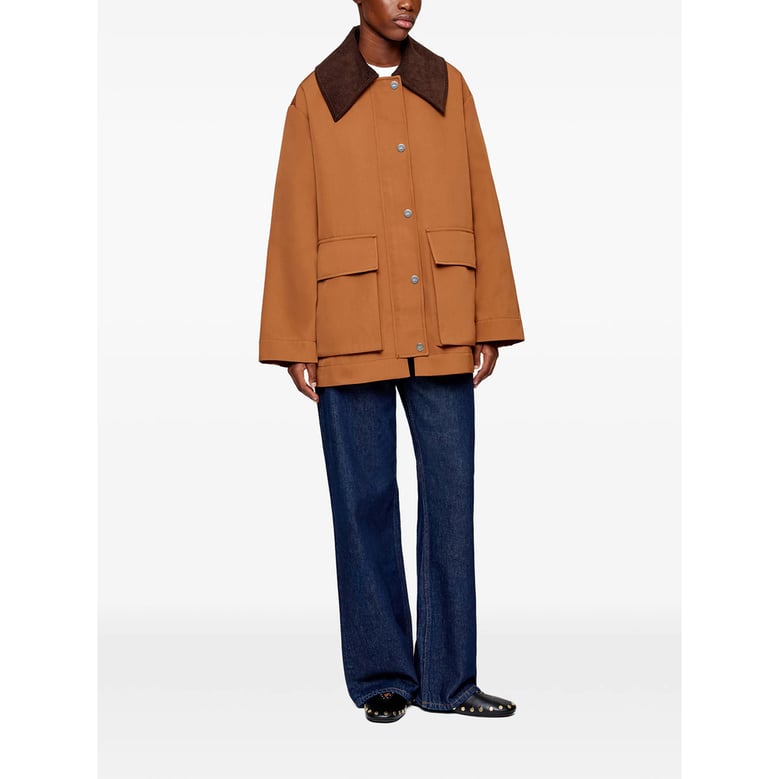 oversized jacket brown by Selfnex