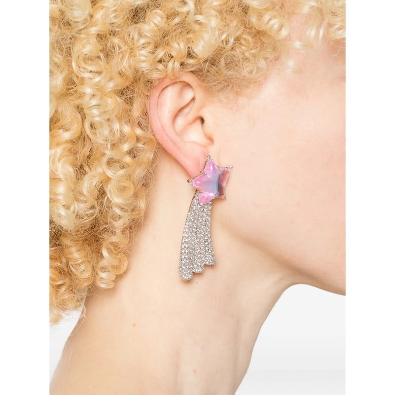 drop earrings silver/white by Selfnex
