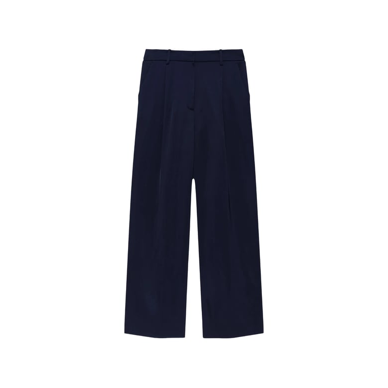 trousers blue wool-blend by Selfnex