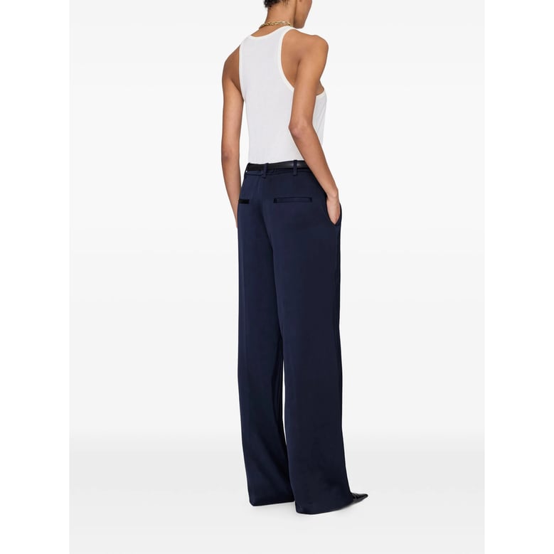 trousers blue wool-blend by Selfnex