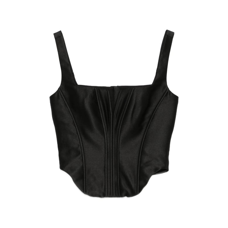 top sleeveless v-neck black by Selfnex
