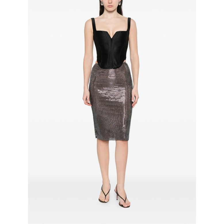 top sleeveless v-neck black by Selfnex