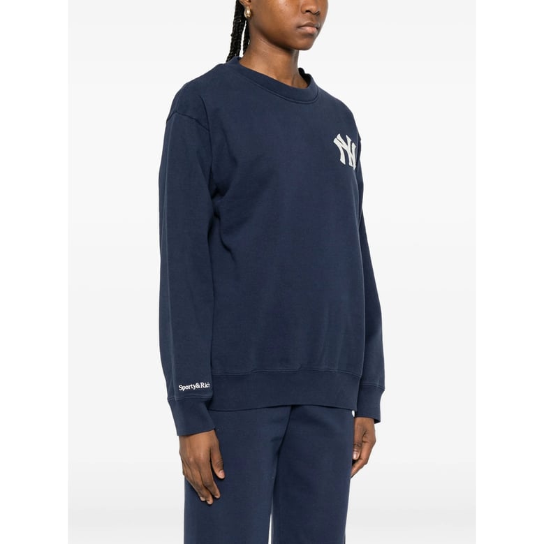 crew neck sweater blue by Selfnex
