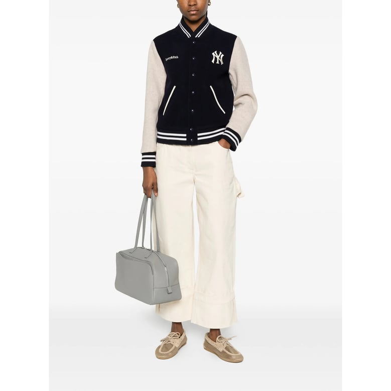 bomber jacket blue/neutrals by Selfnex