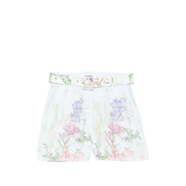 shorts blue floral print by Selfnex
