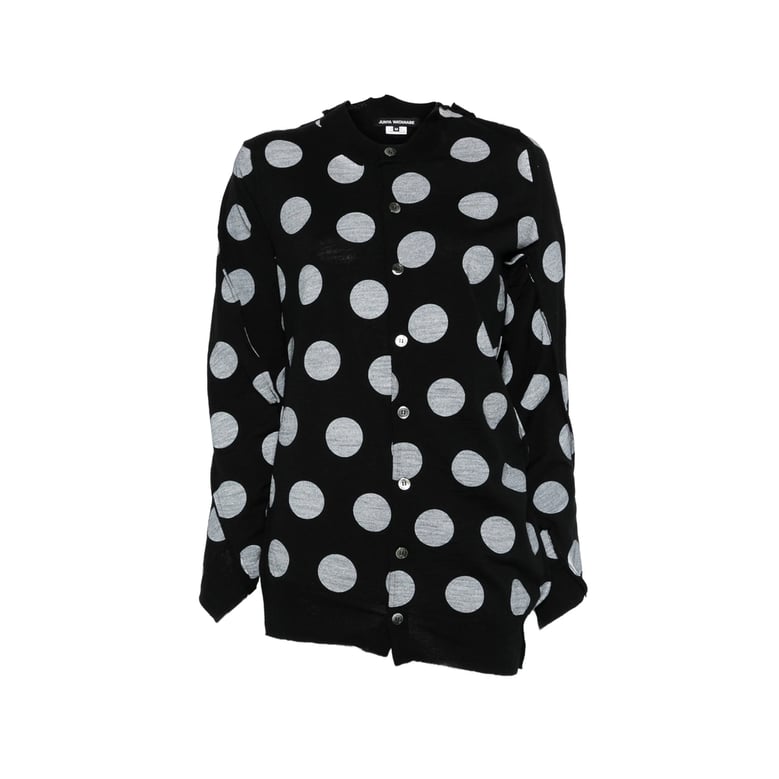wool cardigan black/grey by Selfnex