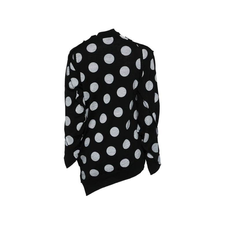 wool cardigan black/grey by Selfnex