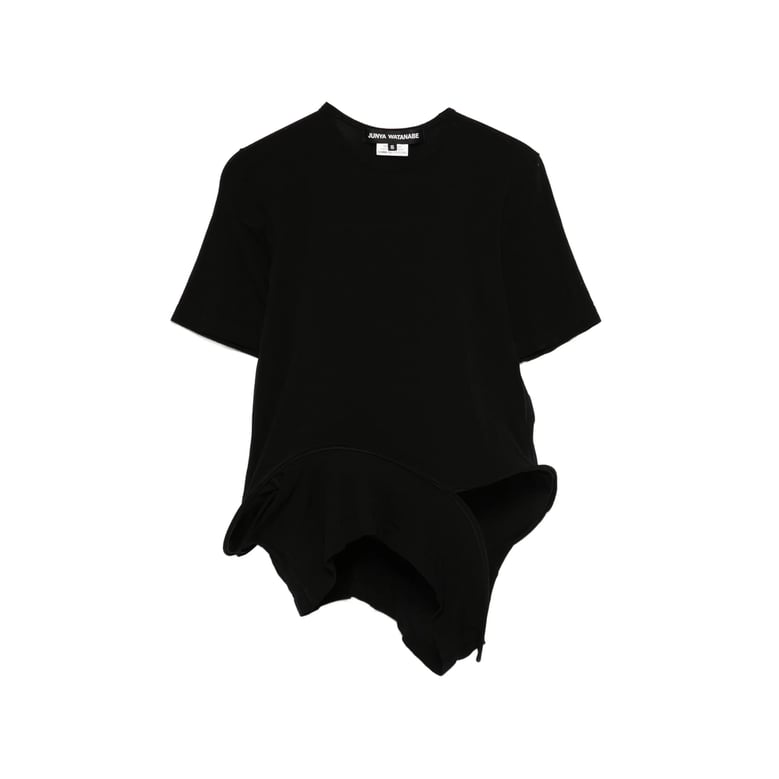 t-shirt black nylon by Selfnex