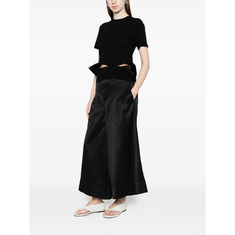 t-shirt black nylon by Selfnex