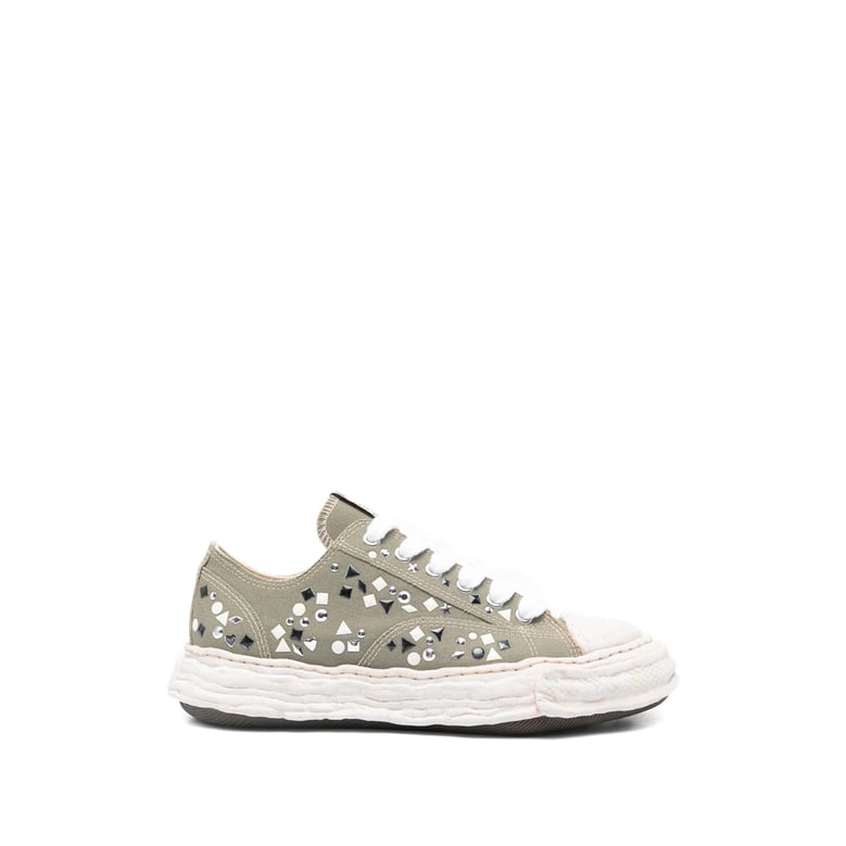 low-top sneakers green by Selfnex