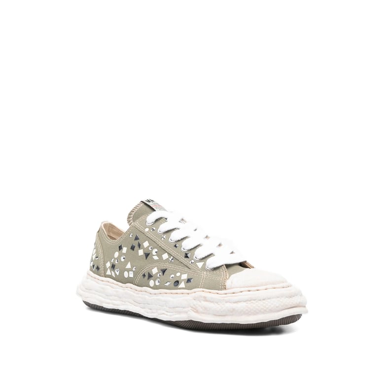 low-top sneakers green by Selfnex