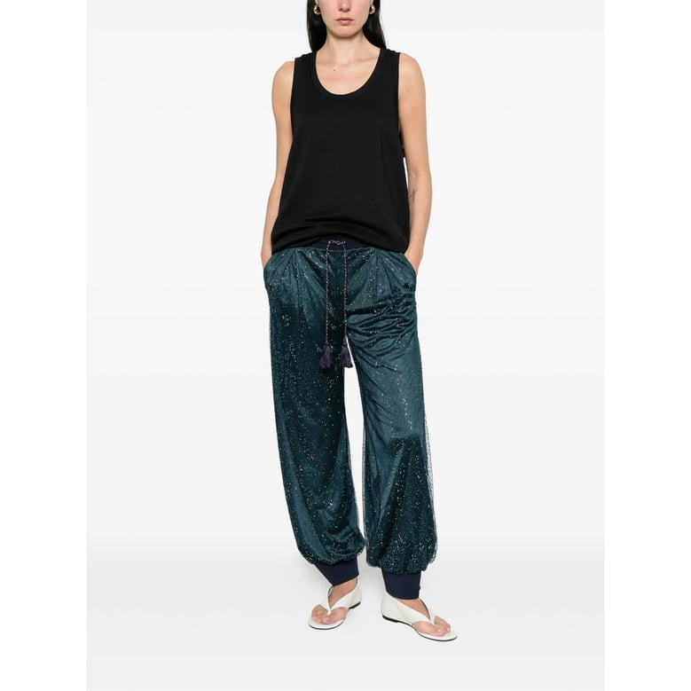 tapered trousers blue by Selfnex