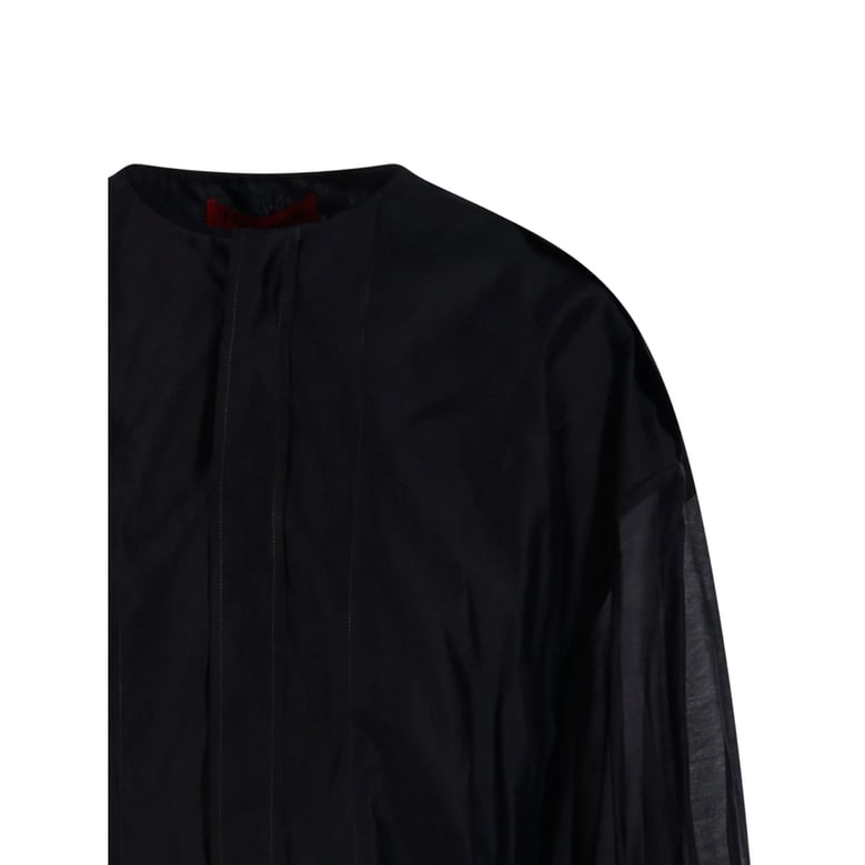 black panelled blouse by Selfnex