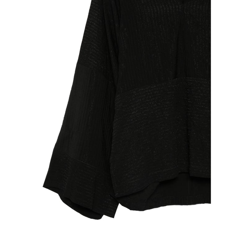 v-neck blouse with wide sleeves by Selfnex
