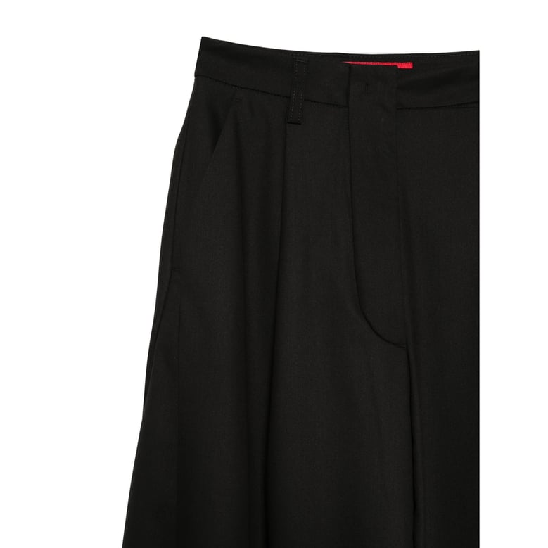 wide leg trousers with flap pockets by Selfnex