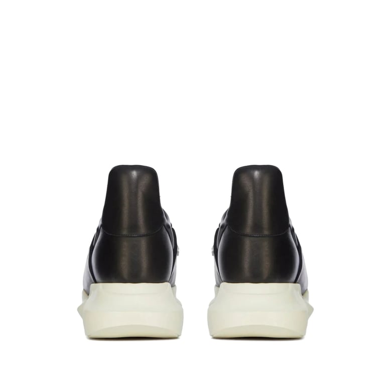 open-toe sandals black calf leather by Selfnex