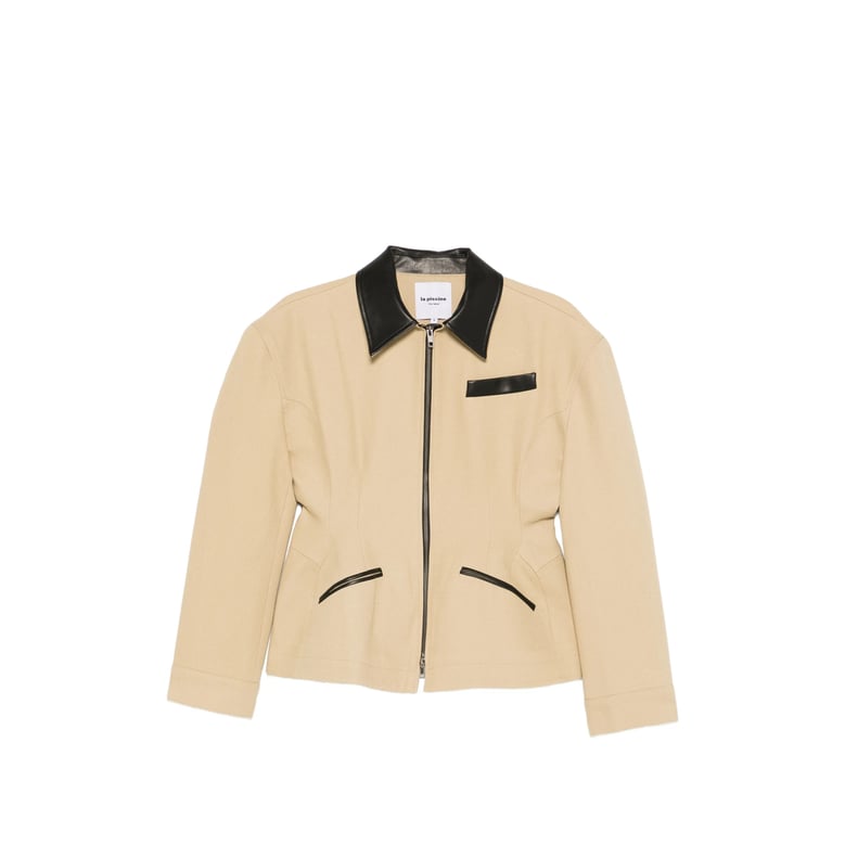 fitted cotton jacket neutrals by Selfnex
