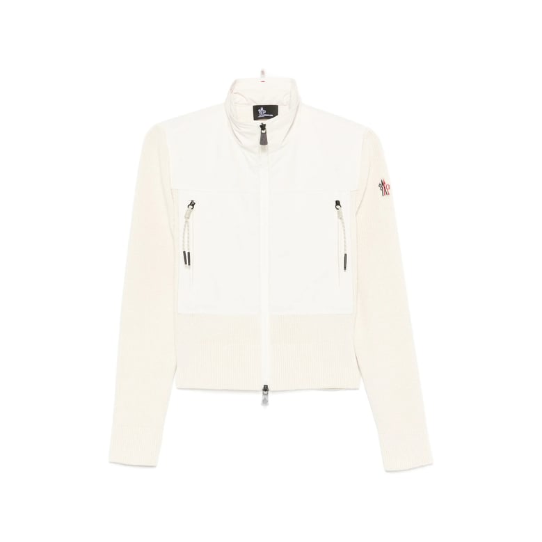 knit cardigan off-white by Selfnex