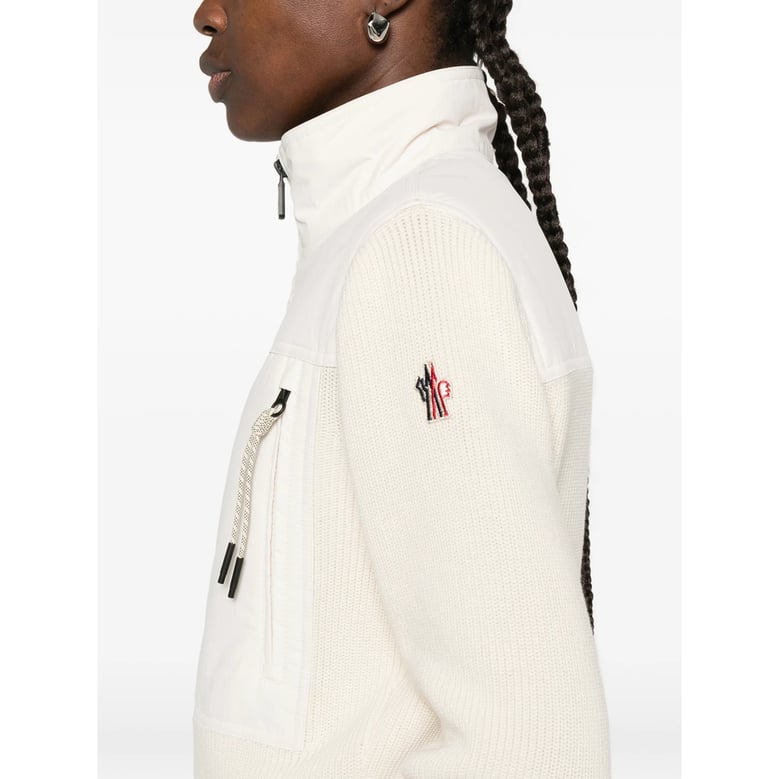 knit cardigan off-white by Selfnex