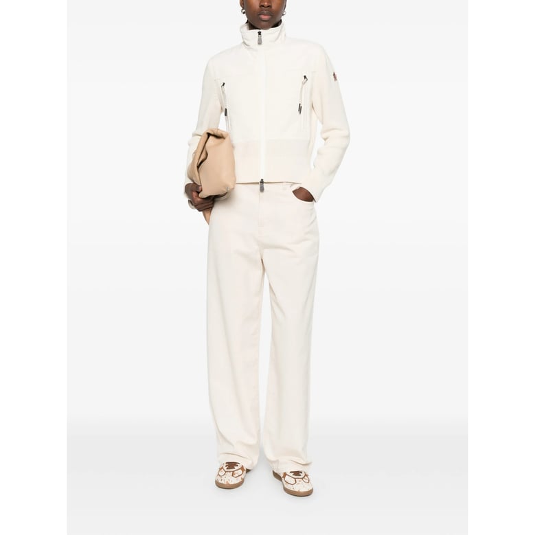 knit cardigan off-white by Selfnex
