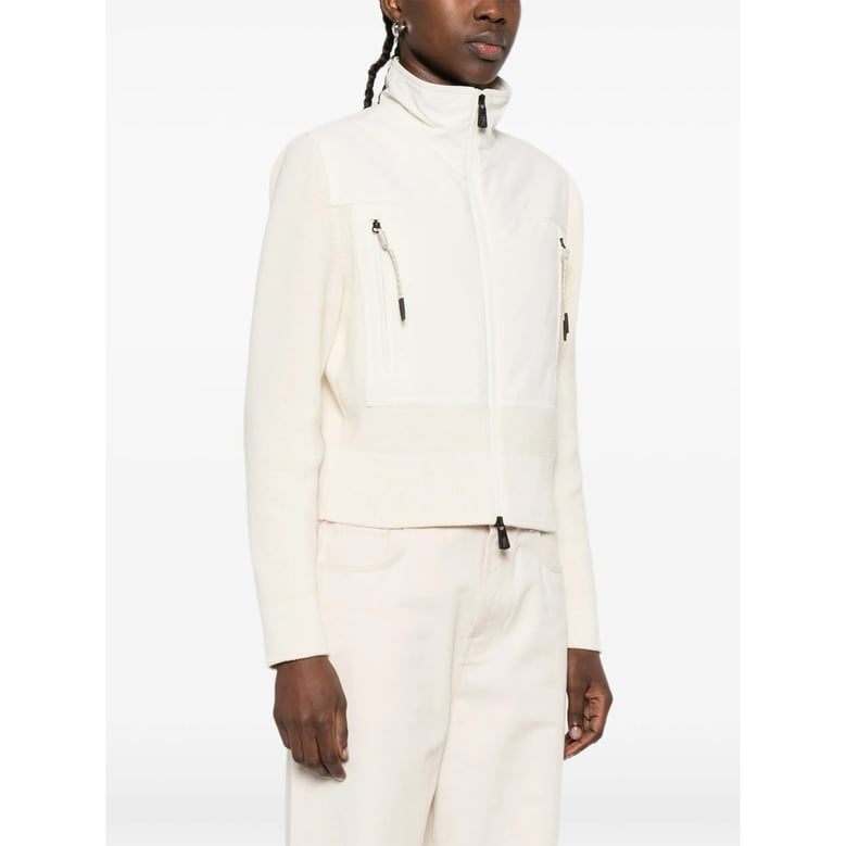 knit cardigan off-white by Selfnex