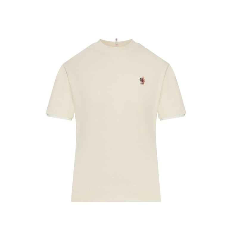 t-shirt with embroidered logo by Selfnex