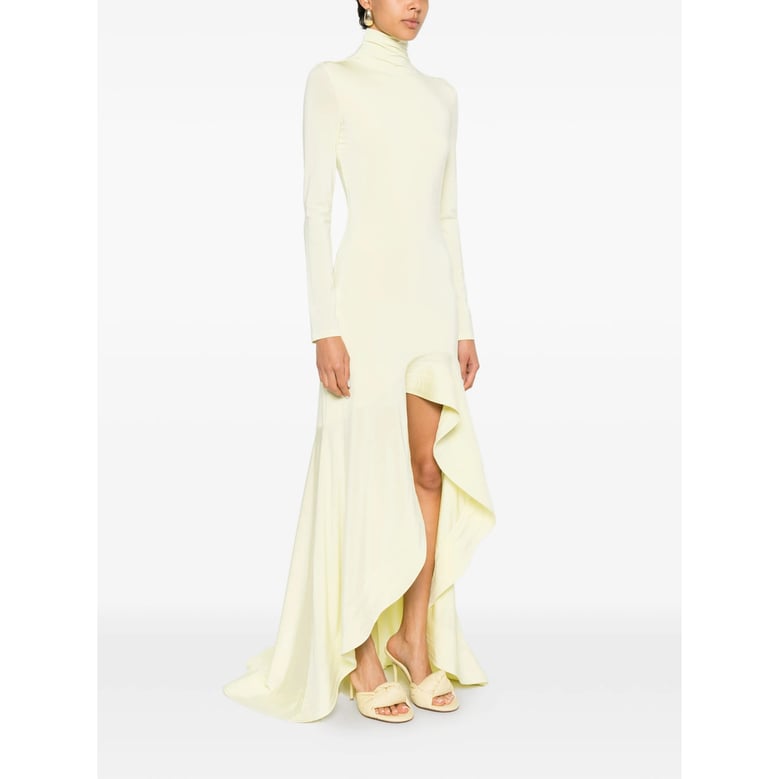 dress yellow viscose by Selfnex